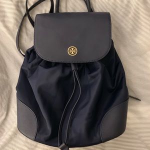 Tory Burch navy blue back pack